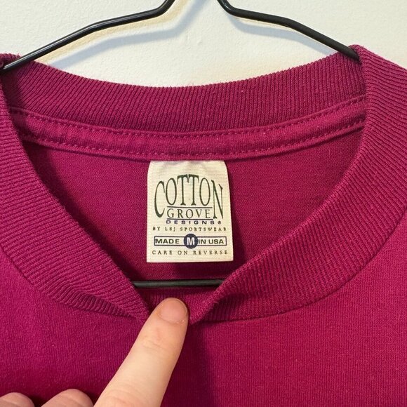 Vintage 1994 T-Shirt "Grandma's are Special Friends" Made in USA Size M Maroon - Picture 4 of 9